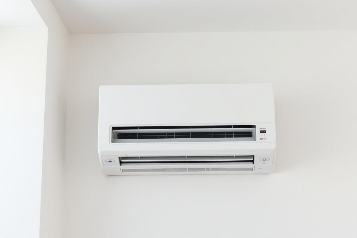 Katalog unit AC split putih pada website usaha service AC